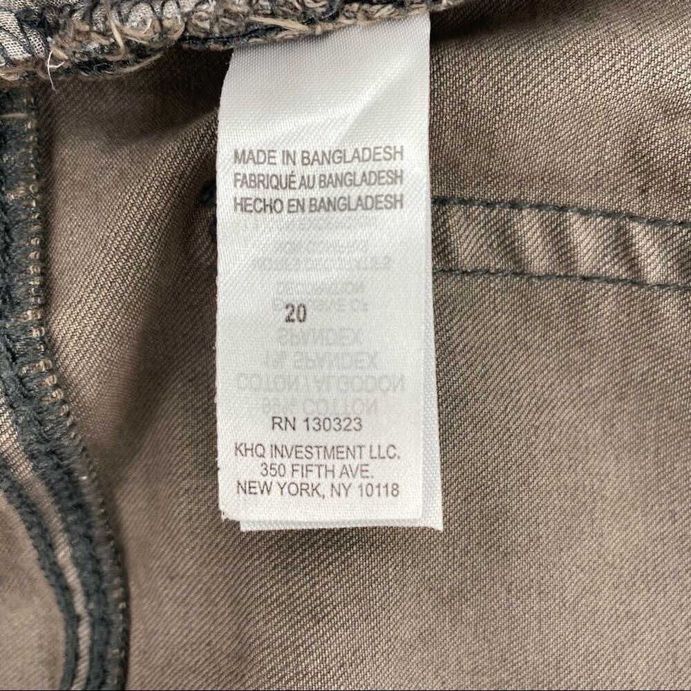 Lucky Brand Classic Straight Grey Jeans Youth Size 20 Adjustable Waist Stretch - Picture 6 of 8